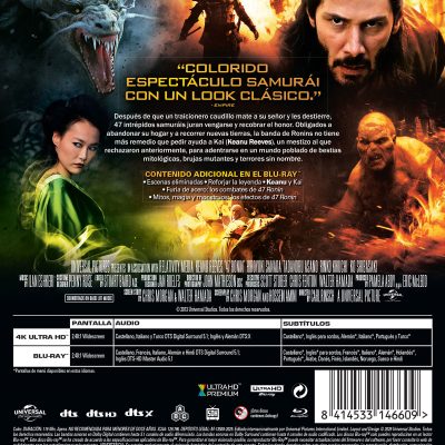47 Ronin La leyenda del samurai (4K UHD + Blu-ray)