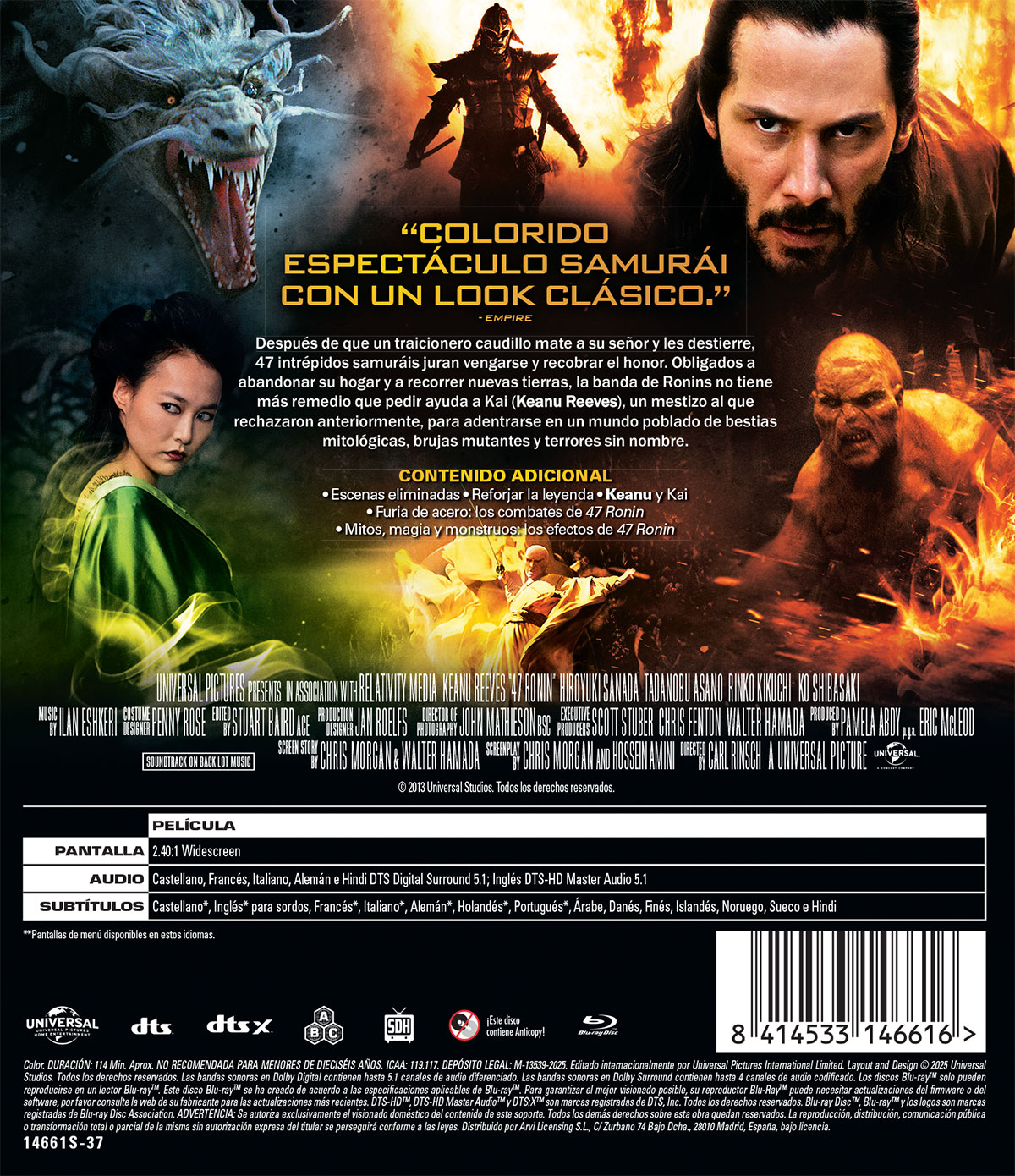 47 Ronin La leyenda del samurai (Blu-ray)