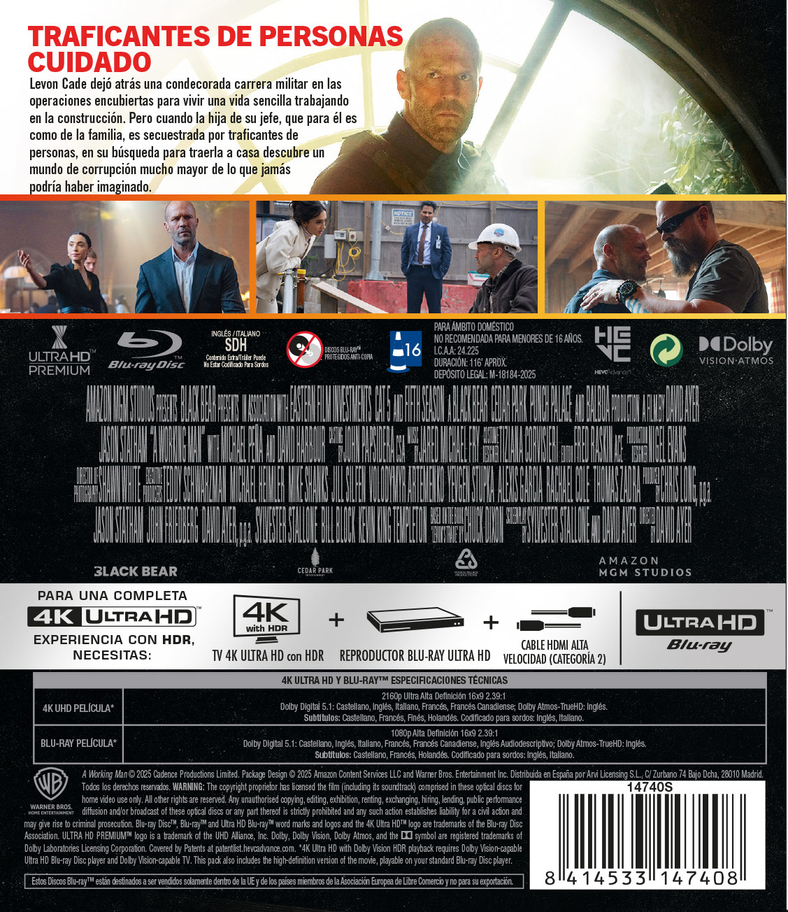 A Working Man (4K UHD + Blu-ray)
