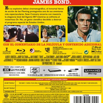 Agente 007 contra el Dr. No (4K UHD + Blu-ray)