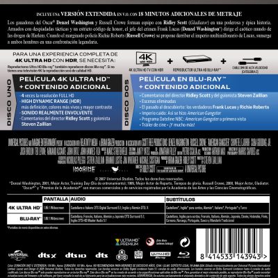 American Gangster (4K UHD + Blu-ray)