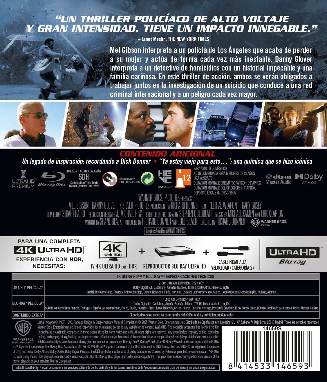 Arma letal (4K UHD + Blu-ray)