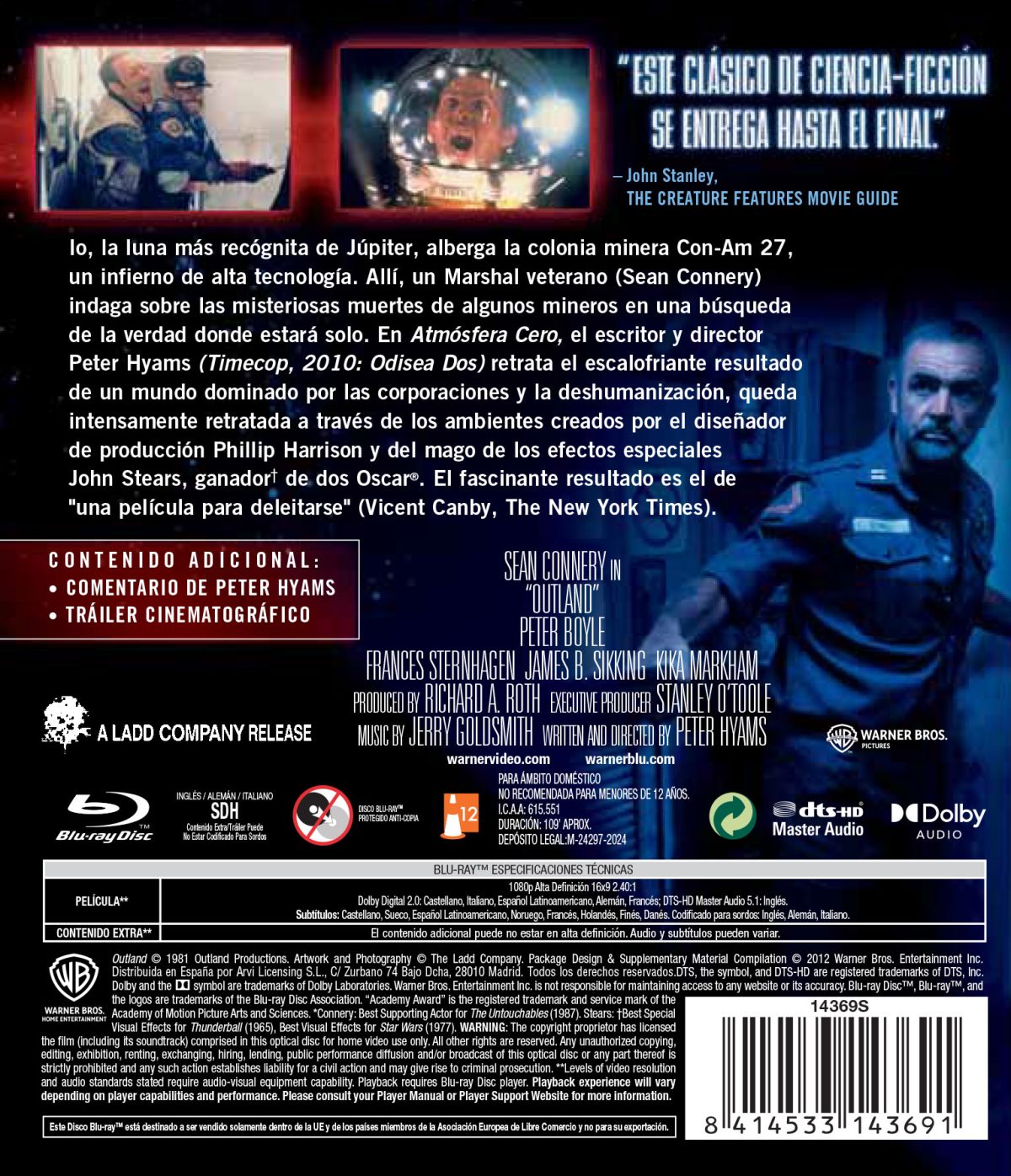 Atmósfera cero (Blu-ray)