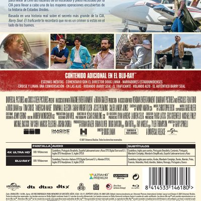 Barry Seal: El traficante (4K UHD + Blu-Ray)