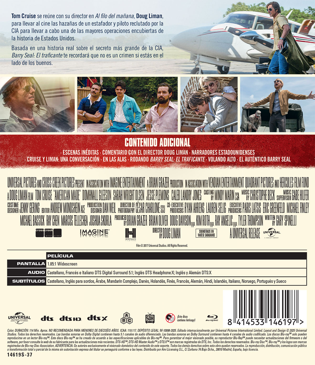 Barry Seal: El traficante (Blu-ray)