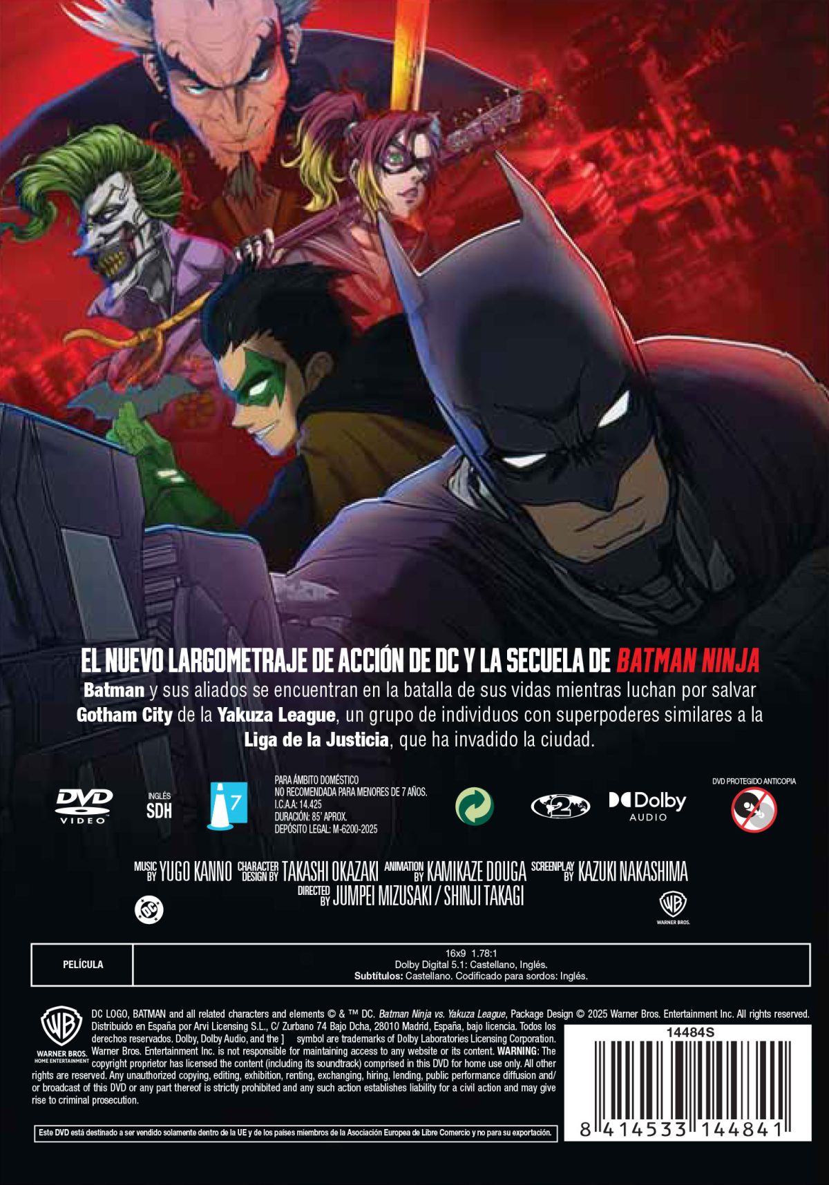 Batman Ninja Vs Yakuza League (DVD)