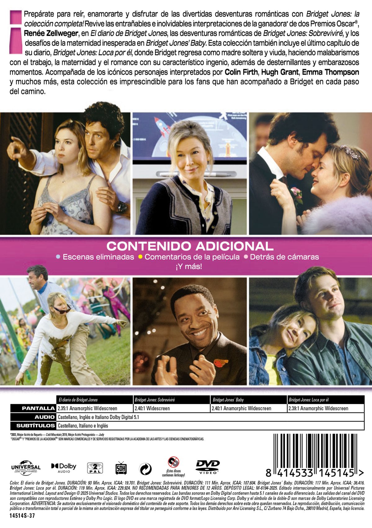 Bridget Jones. Pack 1-4 (DVD)