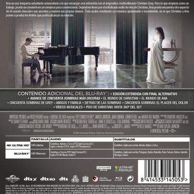 Cincuenta sombras de Grey (4K UHD + Blu-ray)