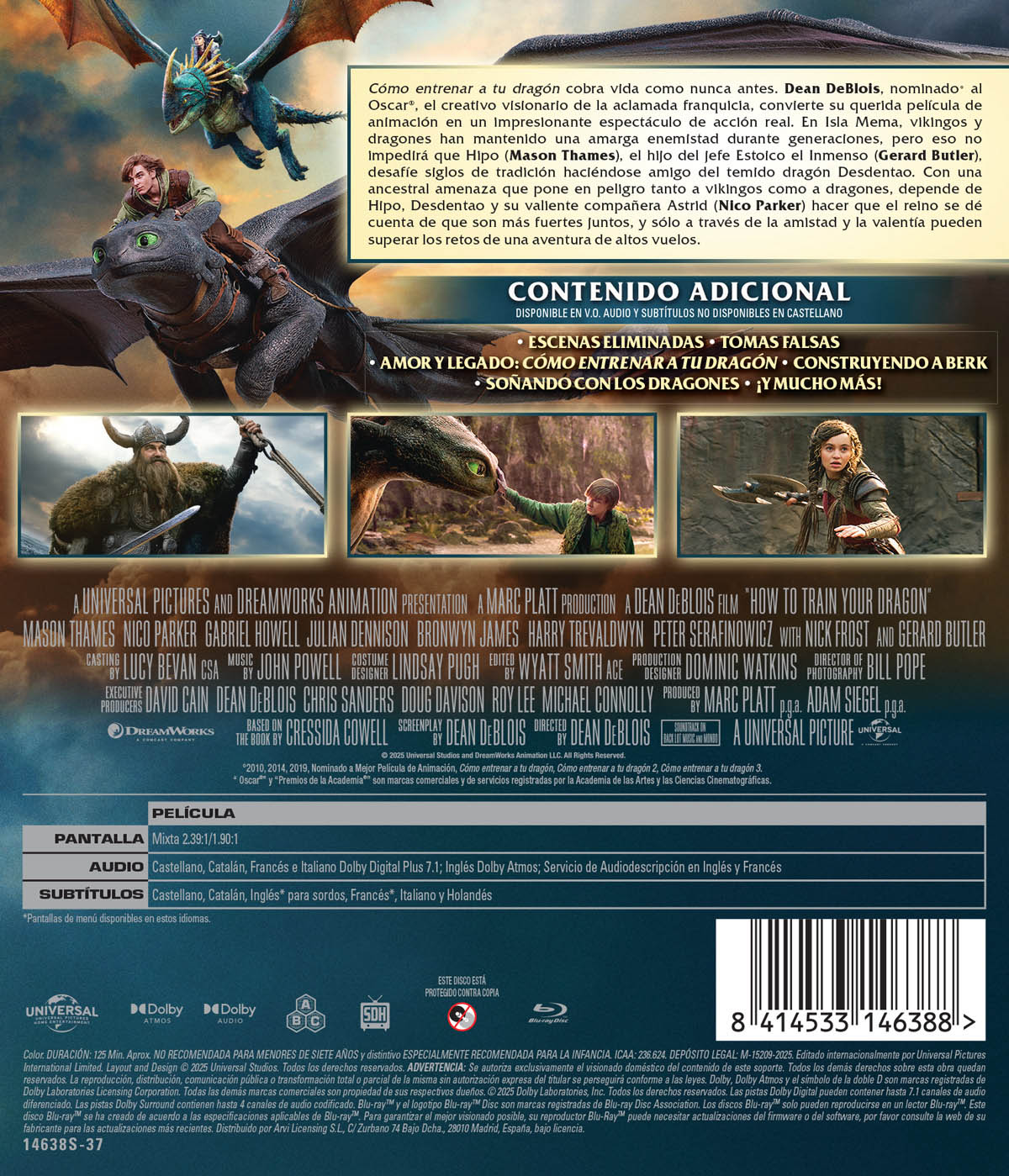 Cómo entrenar a tu dragón (2025) (Blu-ray)