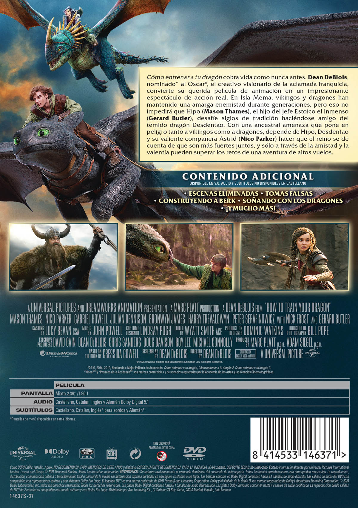 Cómo entrenar a tu dragón (2025) (DVD)