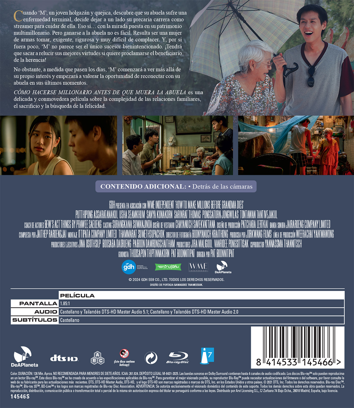 Cómo hacerse millonario antes de que muera la abuela (Blu-ray)