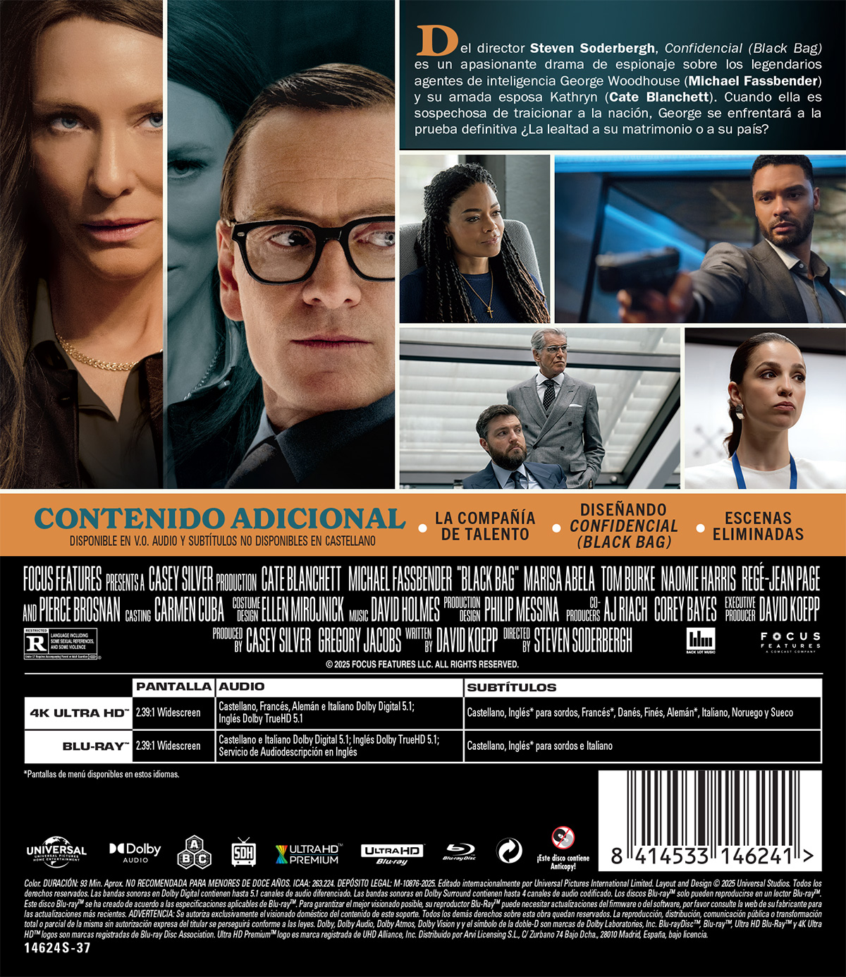 Confidencial (Black Bag) (4K UHD + Blu-Ray)