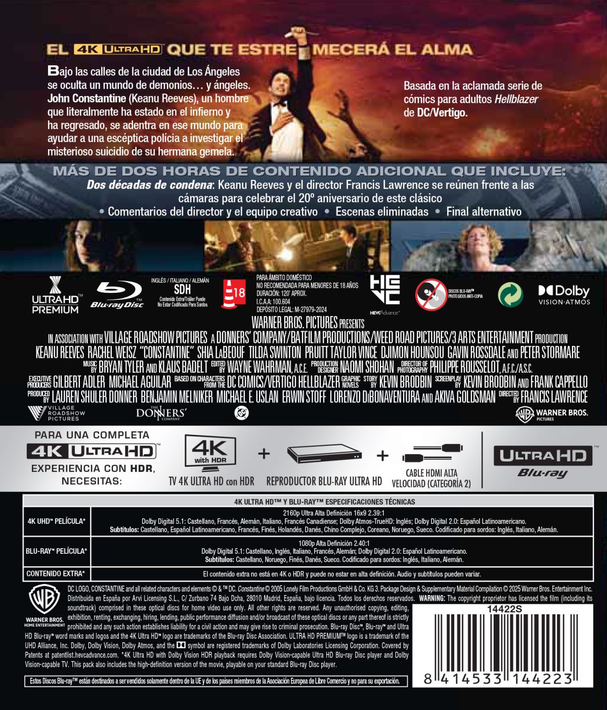 Constantine (4K UHD + Blu-ray)