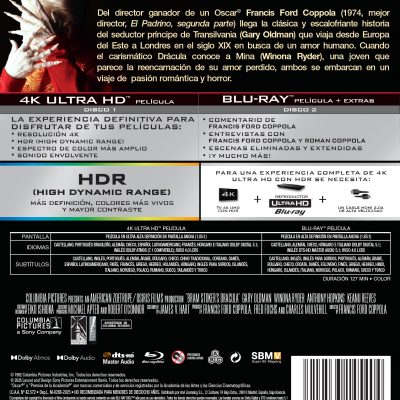 Drácula de Bram Stocker (4K UHD + Blu-ray)