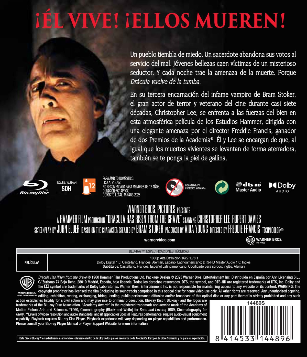 Drácula vuelve de la tumba (Blu-ray)