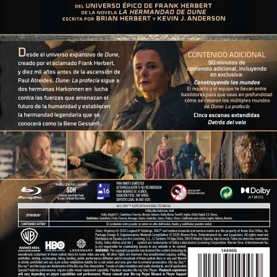 Dune: La profecía. Temporada 1 (Blu-ray)