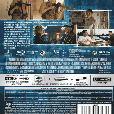 El contable 2 (4K UHD + Blu-ray)