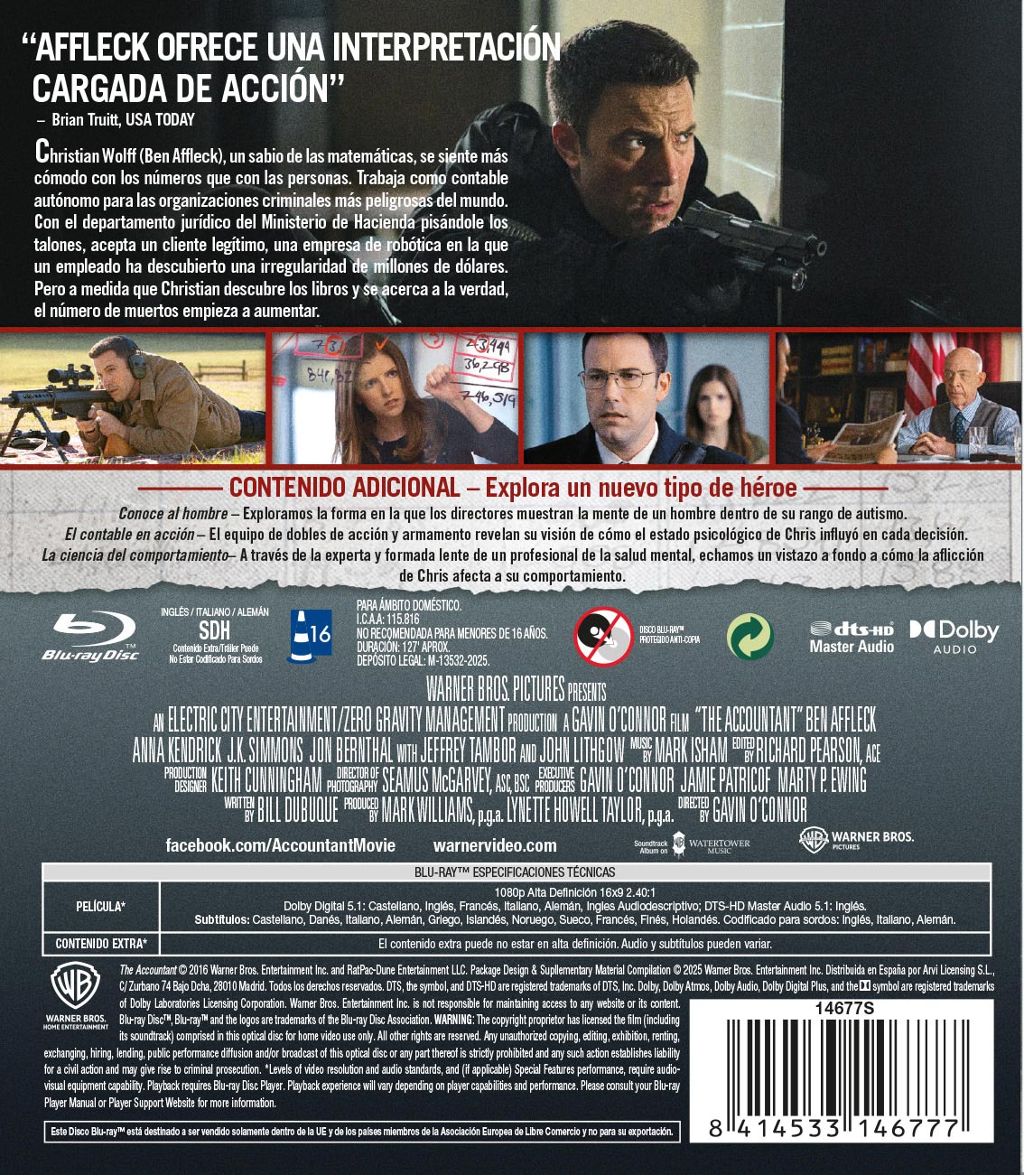 El contable (Blu-ray)