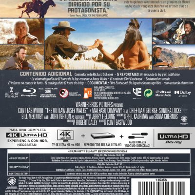 El fuera de la ley (4K UHD + Blu-ray)