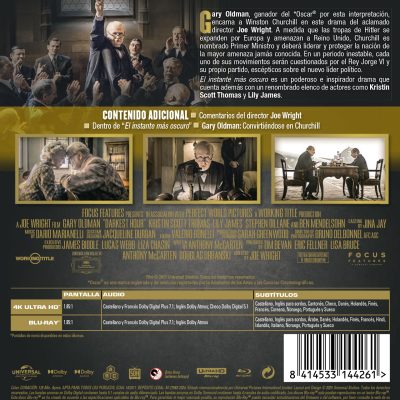 El instante más oscuro (4K UHD + Blu-ray)