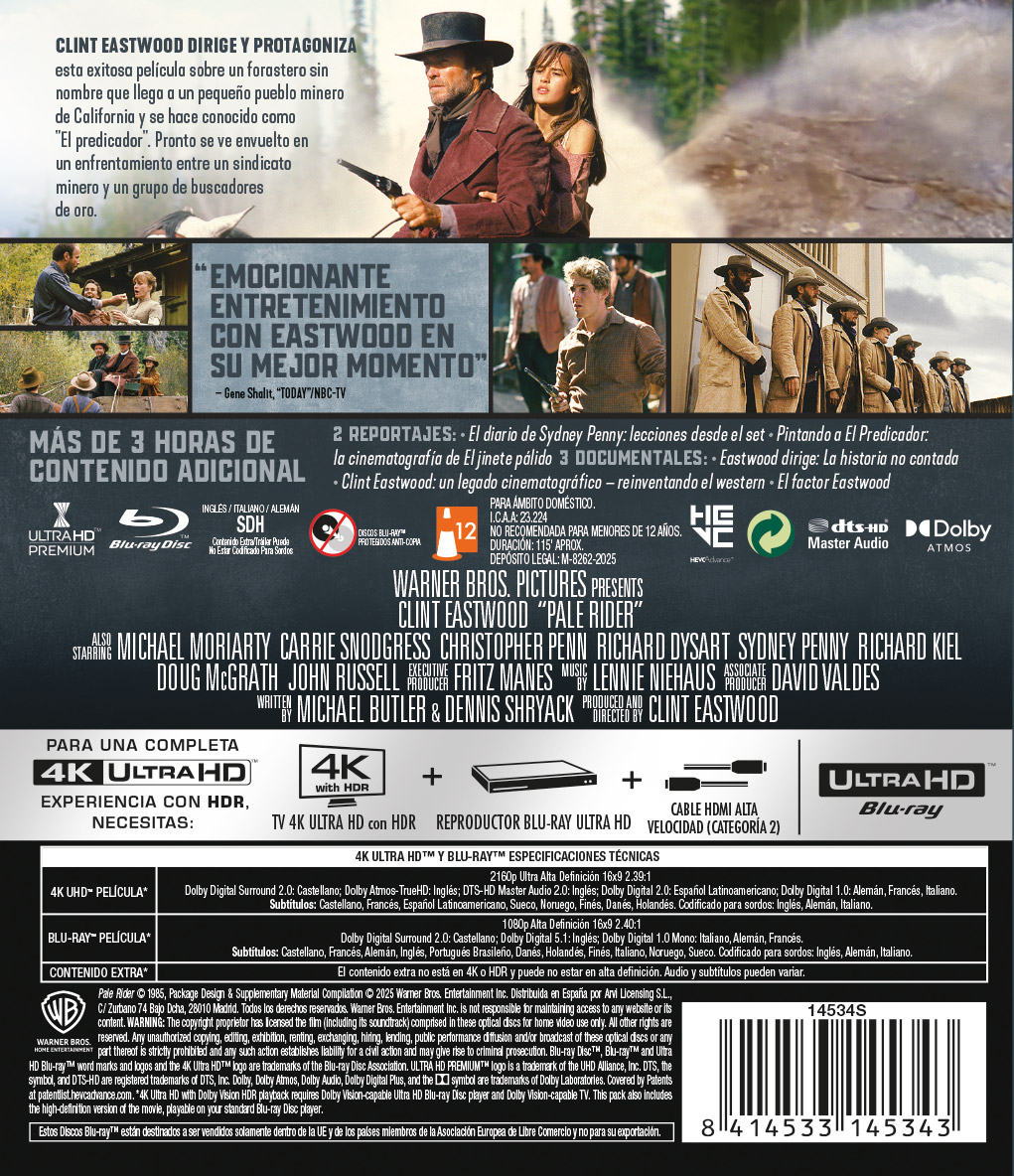 El jinete pálido (4K UHD + Blu-ray)