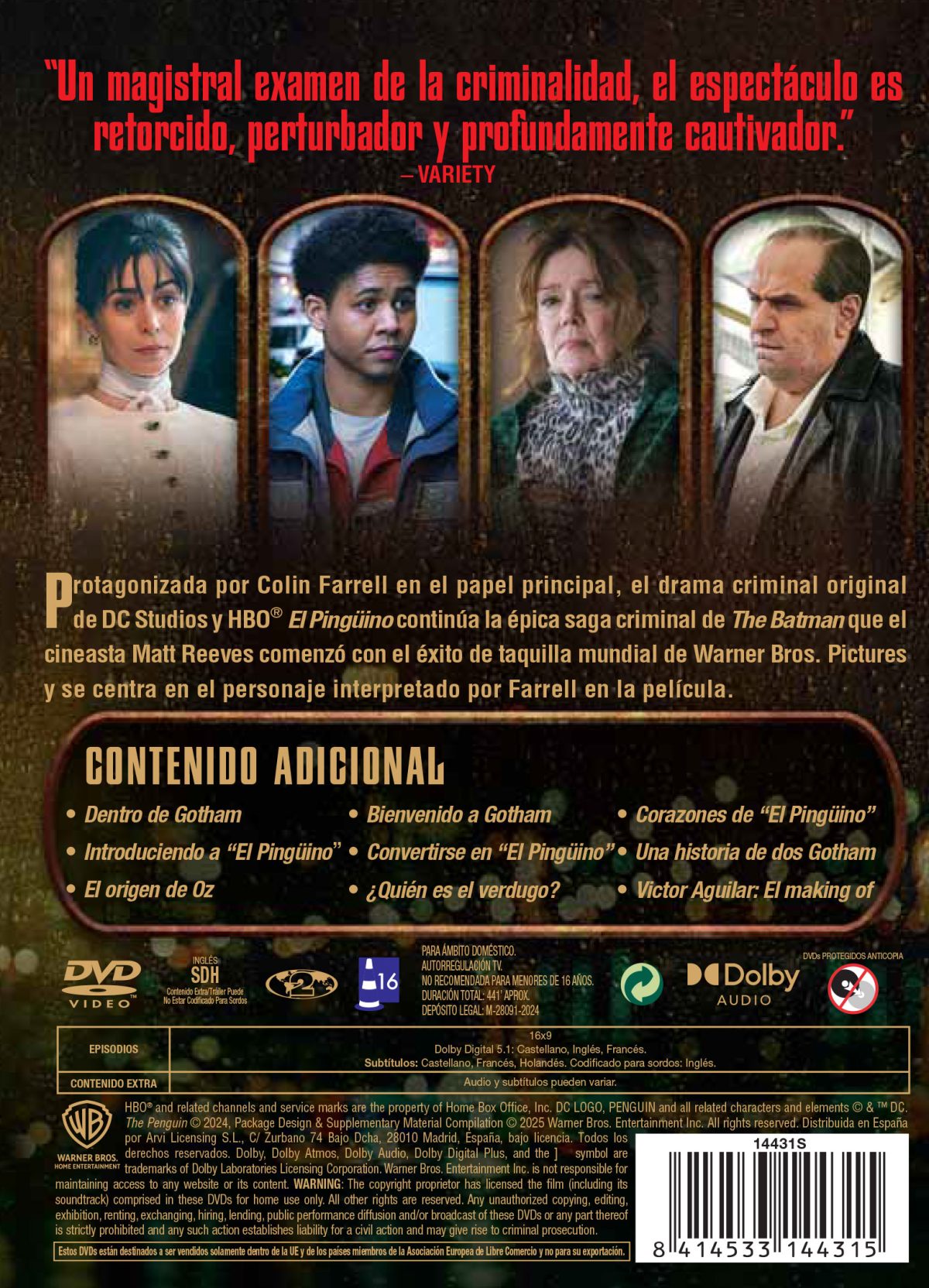 El Pingüino (DVD) Miniserie
