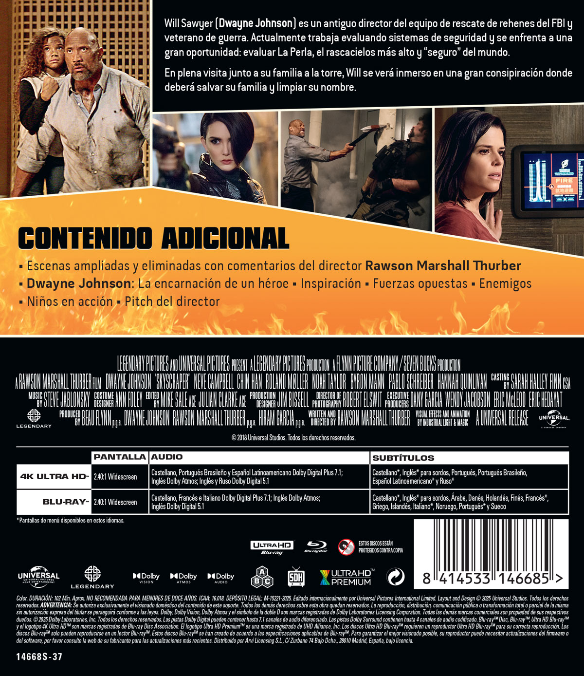 El rascacielos (4K UHD + Blu-ray)