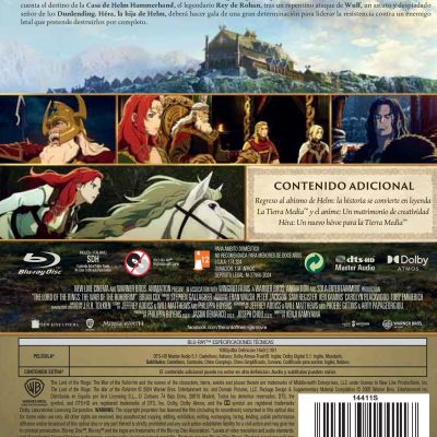 El señor de los anillos: La guerra de los Rohirrim (Blu-ray)