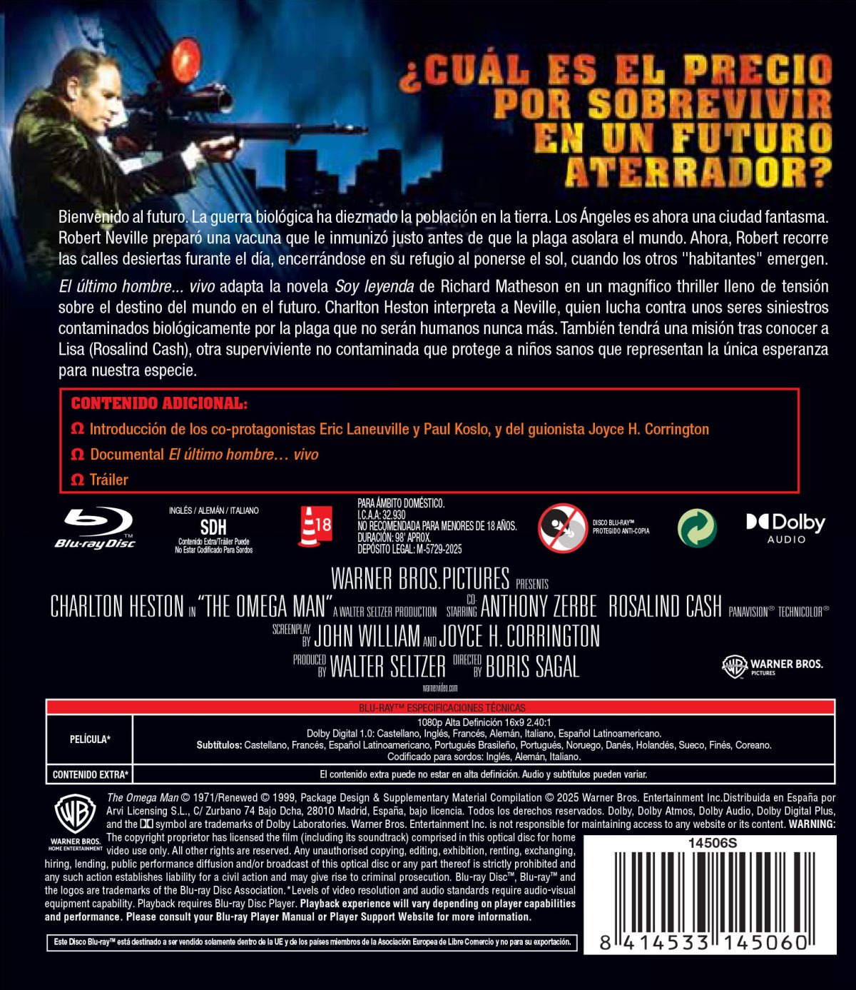 El último hombre... vivo (Blu-ray)