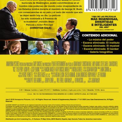 El vicio del poder (Blu-ray)