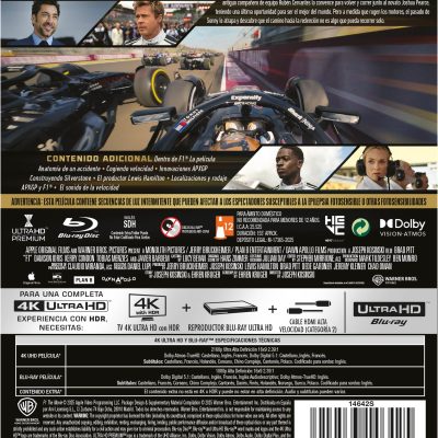 F1: La película (4K UHD + Blu-ray)