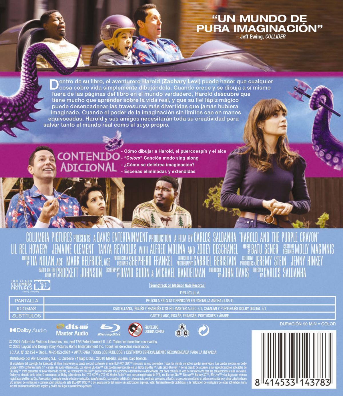 Harold y el lápiz mágico (Blu-ray)