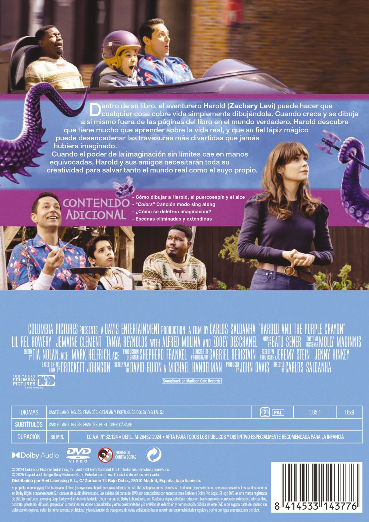 Harold y el lápiz mágico (DVD)