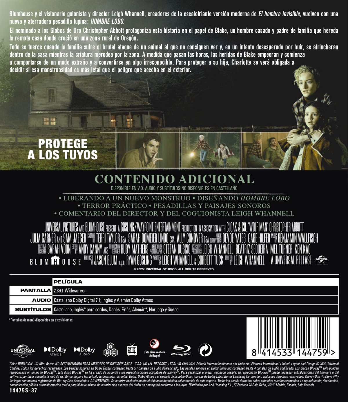 Hombre lobo (Blu-ray)