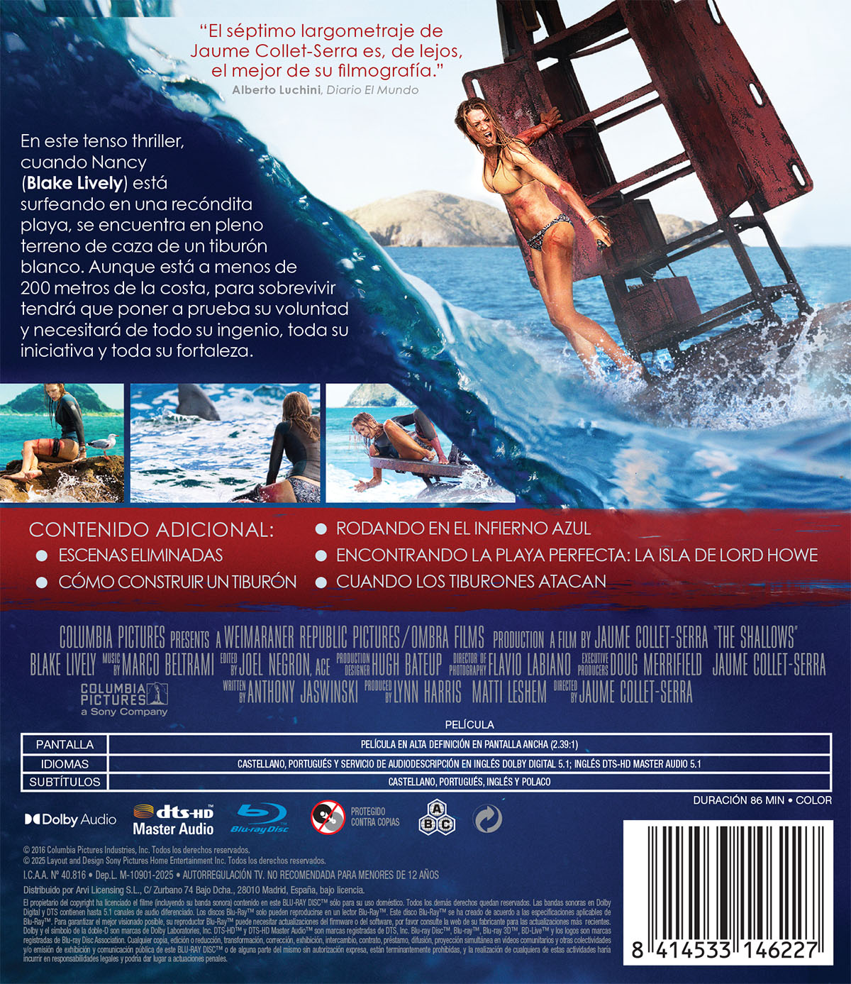 Infierno azul (Blu-ray)