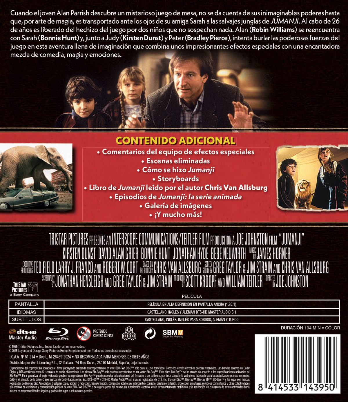 Jumanji (1995) (Blu-ray)