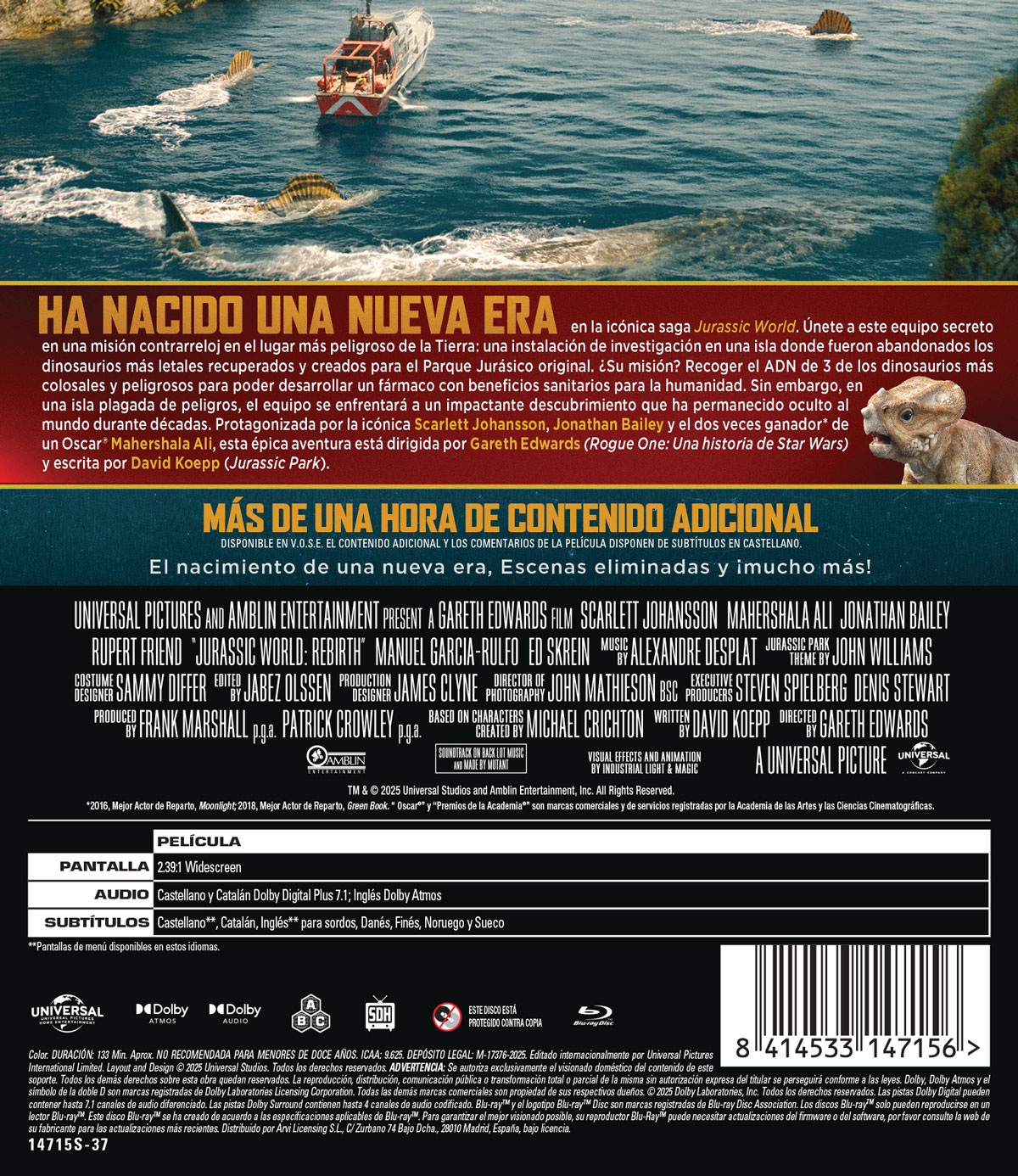 Jurassic World: El renacer (Blu-ray)