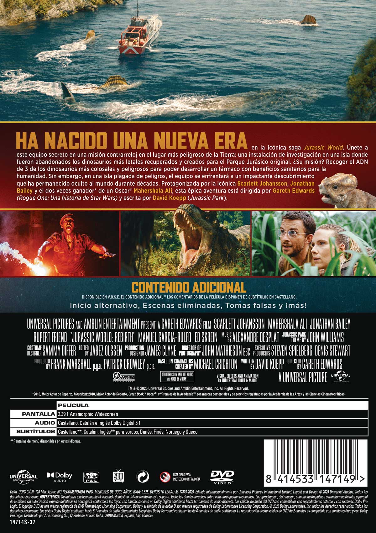 Jurassic World: El renacer (DVD)