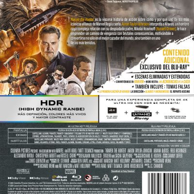 Kraven the Hunter (4K UHD + Blu-ray)