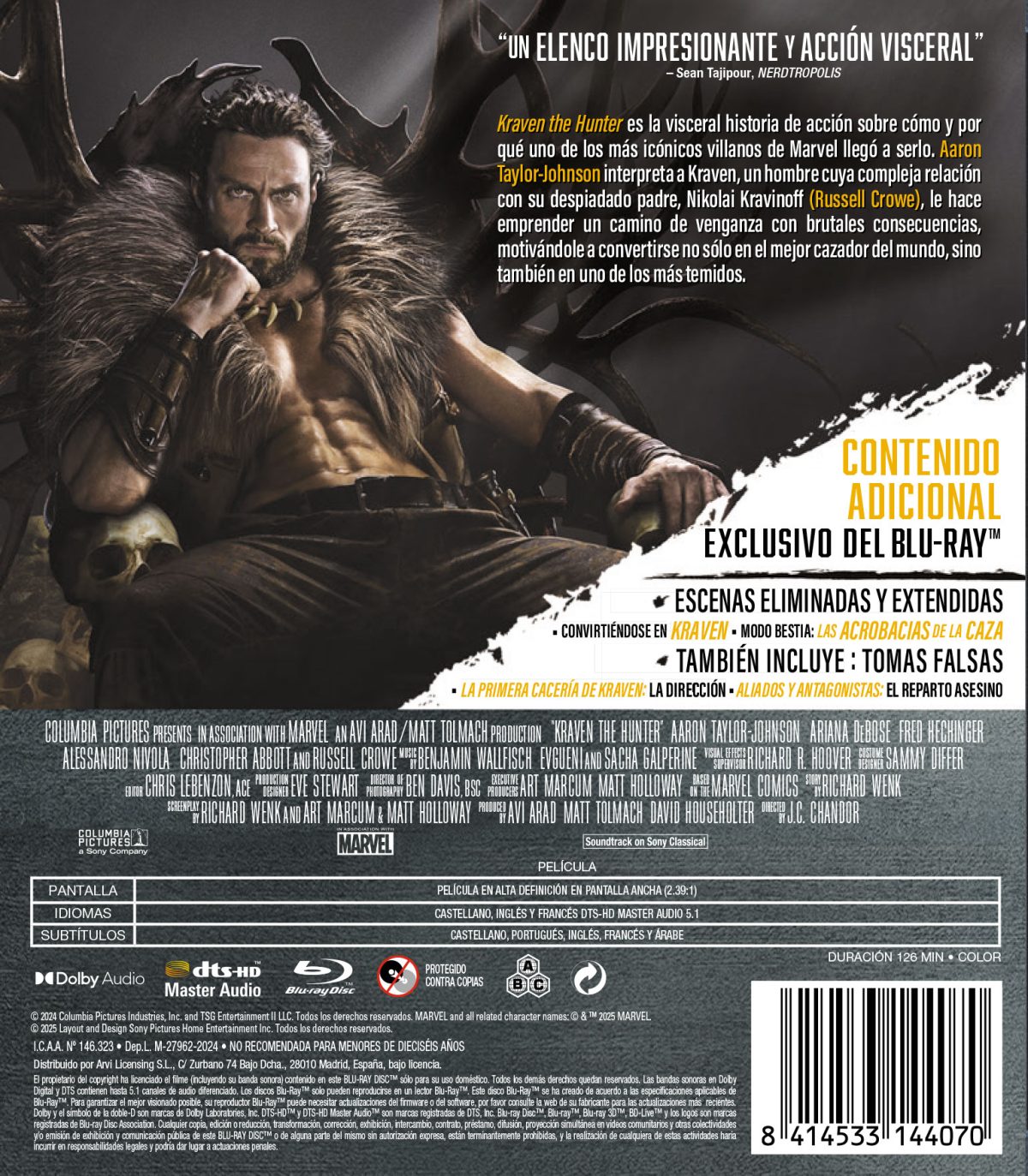 Kraven the Hunter (Blu-ray)