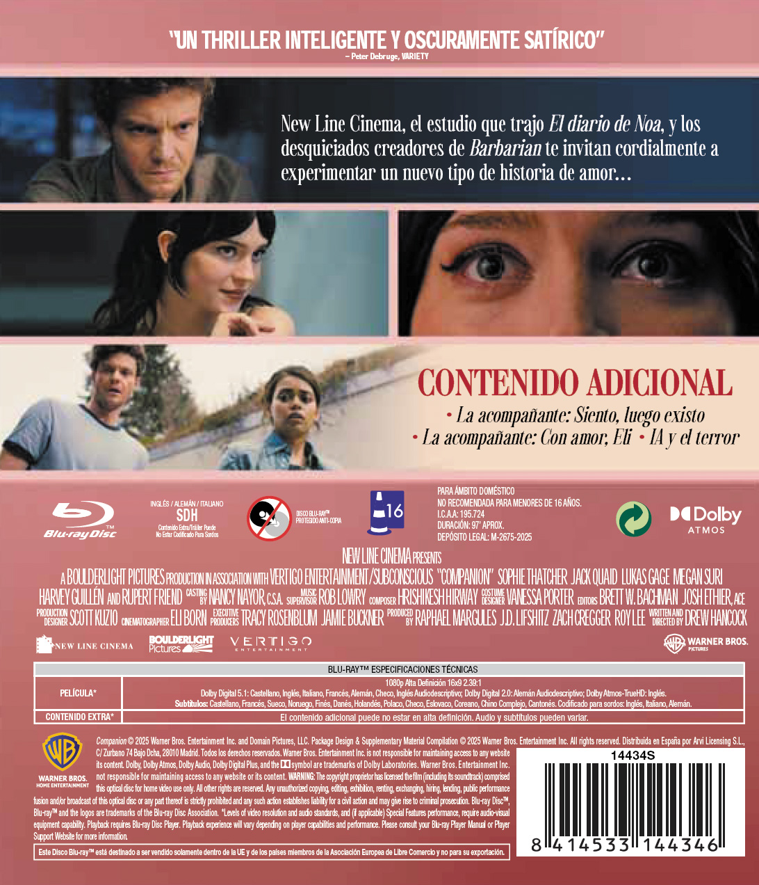 La acompañante (Blu-ray)