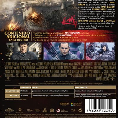 La gran muralla (4K UHD + Blu-ray)