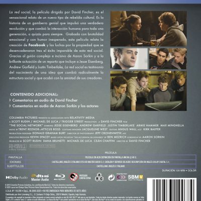 La red social (Blu-ray)