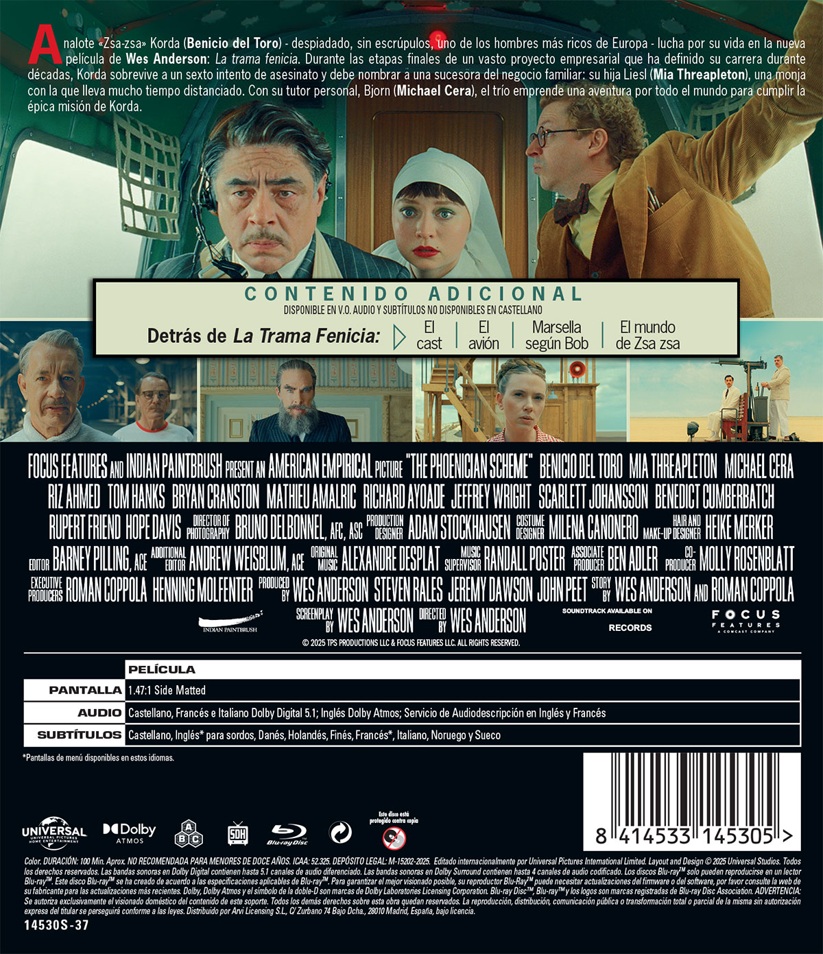 La trama fenicia (Blu-ray)