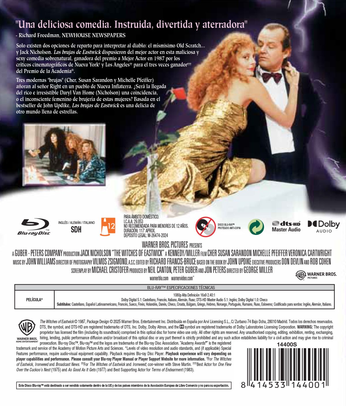 Las brujas de Eastwick (Blu-ray)
