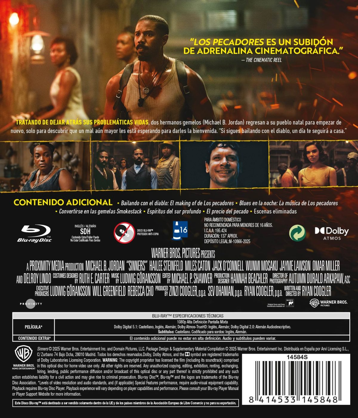 Los pecadores (Blu-ray)