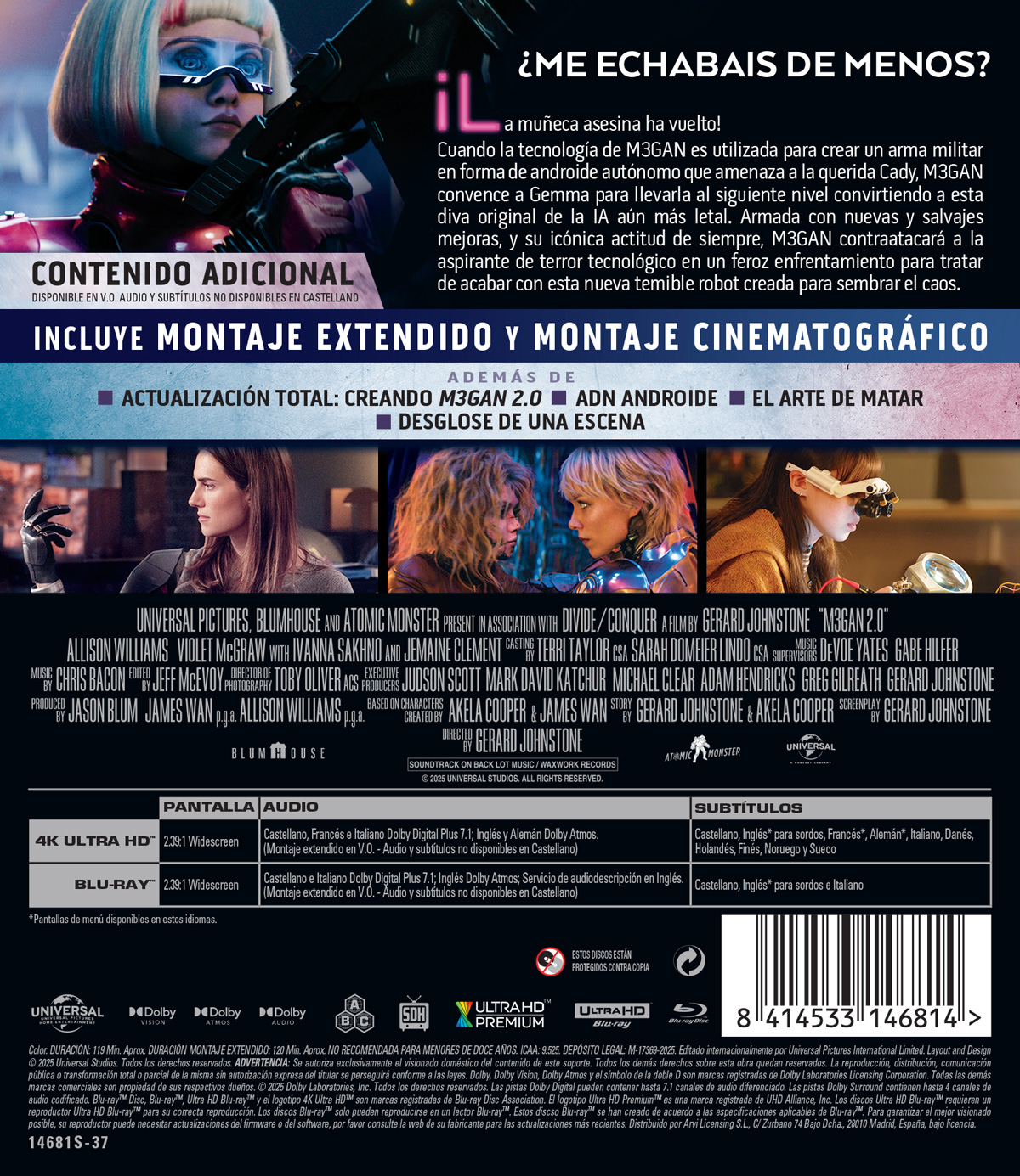 M3GAN 2.0 (4K UHD + Blu-ray)