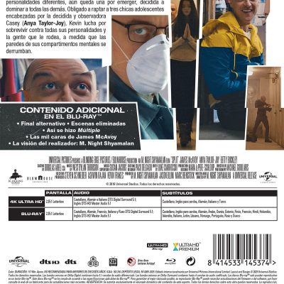 Múltiple (4K UHD + Blu-ray)