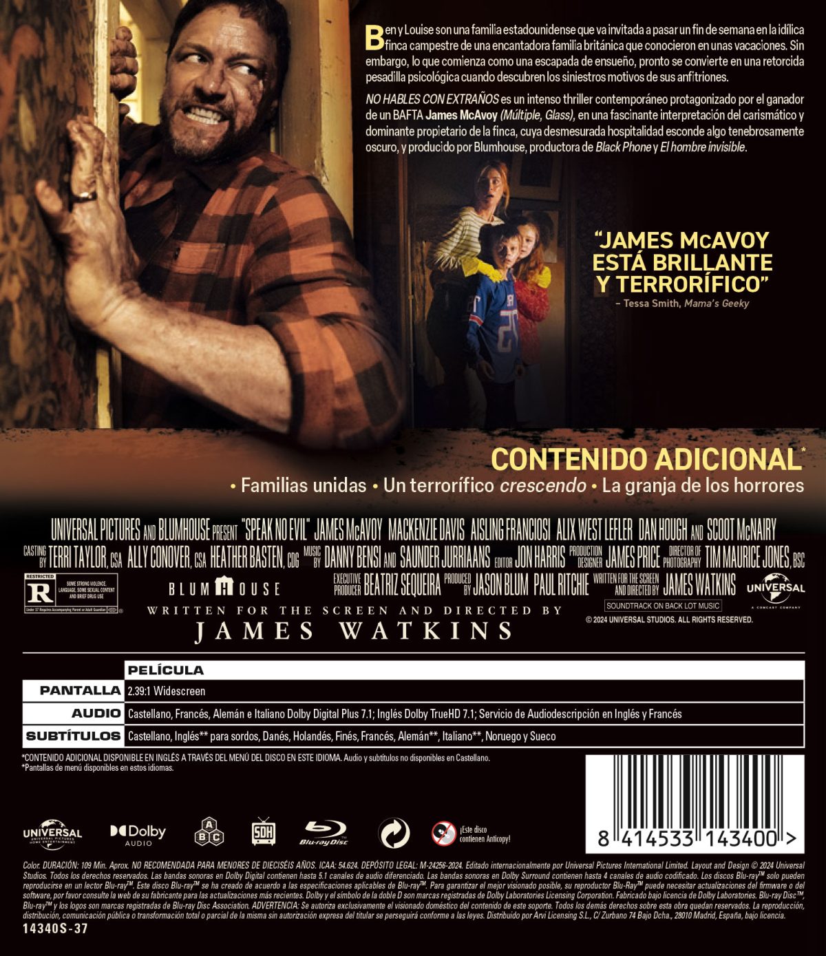 No hables con extraños (Blu-ray)