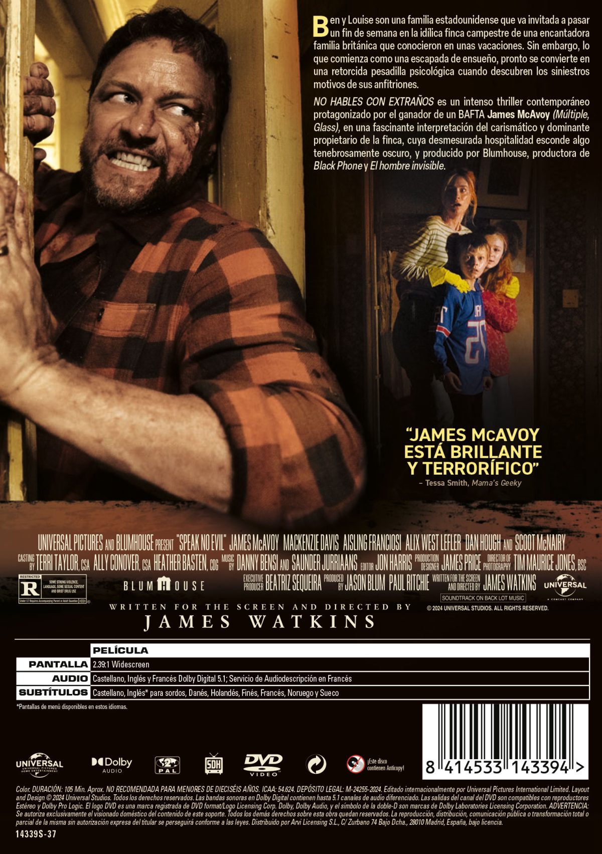 No hables con extraños (DVD)